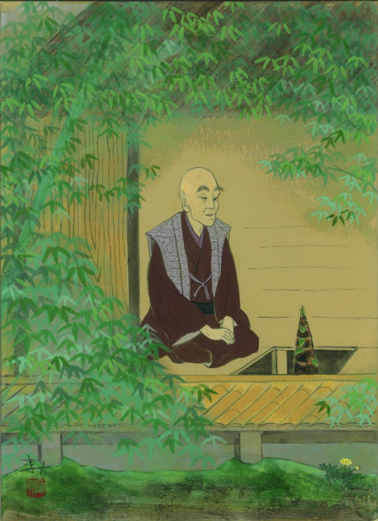 良寛さまと筍 - Ryokan sama